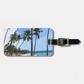 Tropical Beach Gepäckmarke Gepäckanhänger
