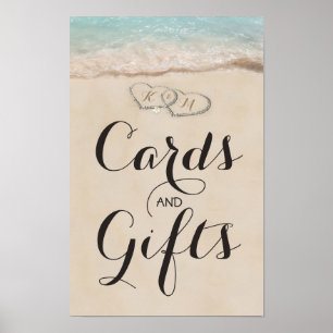 Tropical Beach Geschenke & Cards Hochzeit Poster