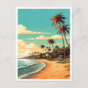 Tropical Beach Holiday Postkarte