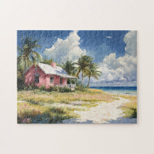 Tropical Beach Hütte Puzzle