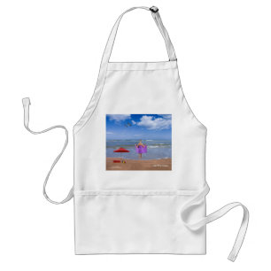 Tropical Beach Image für Standard-Schürze Schürze