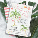 Tropical Beach Island Weihnachten-Party Einladung<br><div class="desc">Besuchen Sie die Inseln mit dieser Einladung zum Tropischen Weihnachtsfest. Das Hotel verfügt über eine Aquarellpalme mit Weihnachtsschmuck.. Alle Formulierungen können an Ihre Bedürfnisse angepasst werden. Einfaches und sauberes Design. Alle Formulierungen können geändert werden! Weitere Änderungen finden Sie unter Anpassen dieser Vorlage. Am unteren Rand sehen Sie "Gewollt, um dieses...</div>