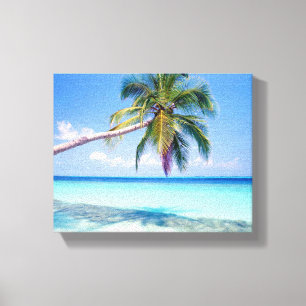 Tropical Beach Leinwand