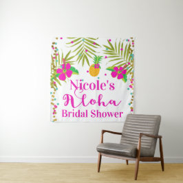 Tropical Beach Luau Aloha Party Hintergrund Wandteppich