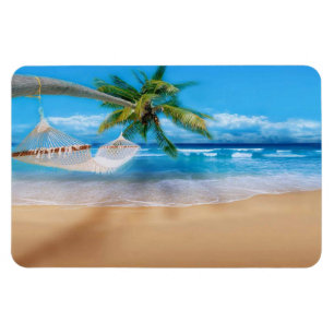 Tropical Beach Magnet