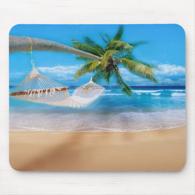 Tropical Beach Mouse Pad Mousepad (Vorne)