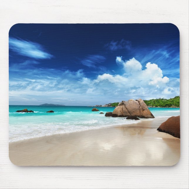 Tropical Beach Mouse Pad Mousepad (Vorne)