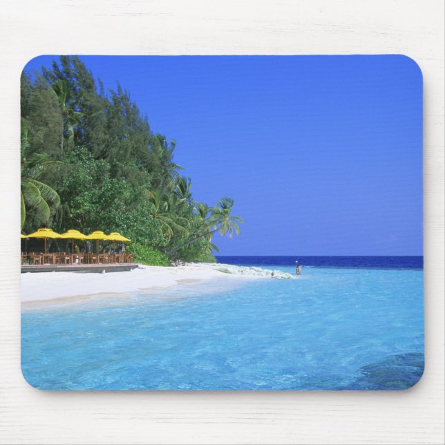 Tropical Beach Mouse Pad Mousepad (Vorne)