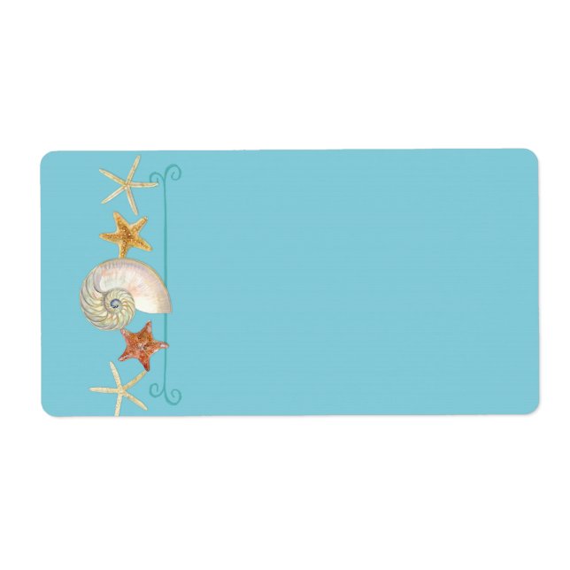 Tropical Beach Muscheln Starfish Nautilus Summer (Vorne)