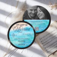 Tropical Beach Musician All One Foto QR Hochzeit