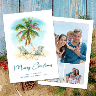 Tropical Beach Palm Tree Weihnachten 3 Foto