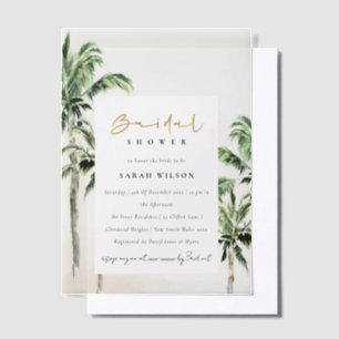 Tropical Beach Palm Trees Brautparty