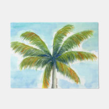 Tropical Beach Palme an einem sonnigen Tag