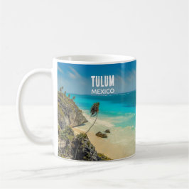 Tropical Beach Paradise Tulum Mexiko Kaffeetasse