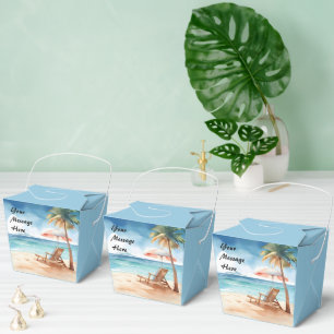 Tropical Beach Party Geschenkschachtel