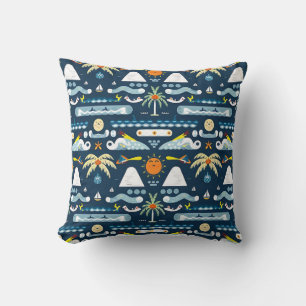 Tropical Beach Pattern Kissen
