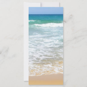 Tropical Beach Rack Card