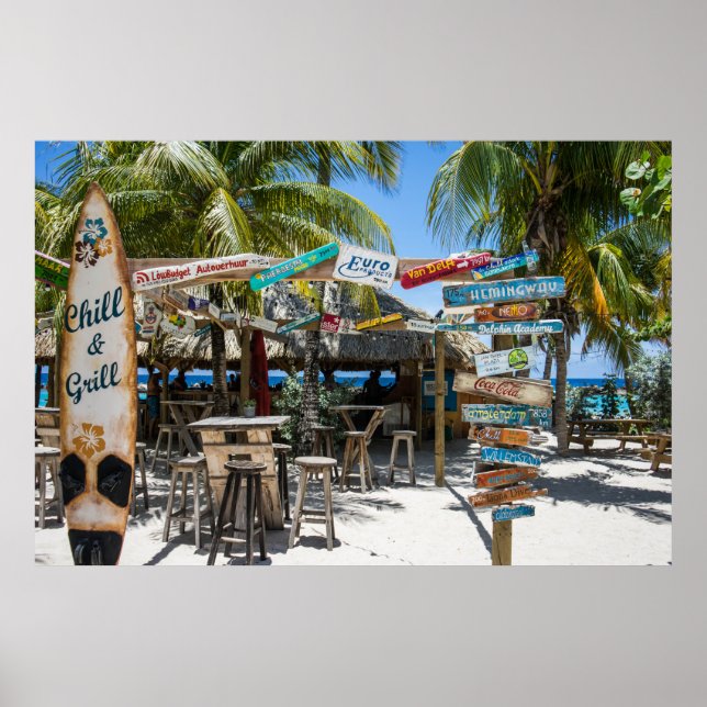 Tropical Beach Resort Poster (Vorne)