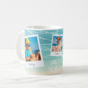Tropical Beach Sand ist das neue Schnee-Foto Kaffeetasse