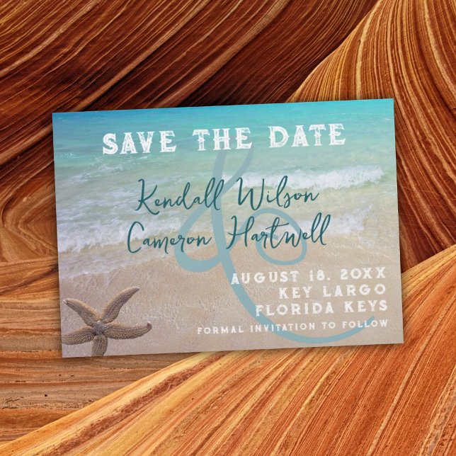 Tropical Beach Save the Date Einladung (Von Creator hochgeladen)