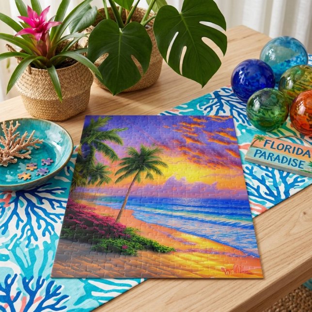 Tropical Beach Scenery Jigsaw Puzzle (Von Creator hochgeladen)