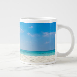 Tropical Beach Sea Sand Sky & Summer Day Jumbo-Tasse