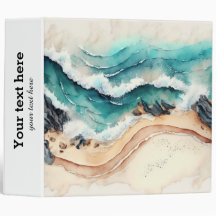 Tropical Beach Summer 3 Ringbinder