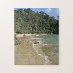 Tropical Beach Trinidad und Tobago. Puzzle