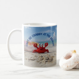 Tropical Beach Türkis Water Red Crab Weißer Sand Kaffeetasse