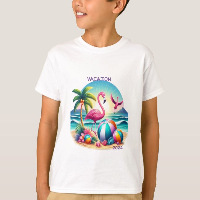 Tropical Beach Vacation 2024 Matching Shirts (Vorderseite)