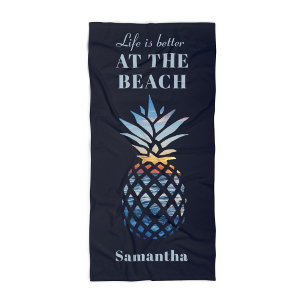 Tropical Beach Vacation Matching Family Custom Strandtuch