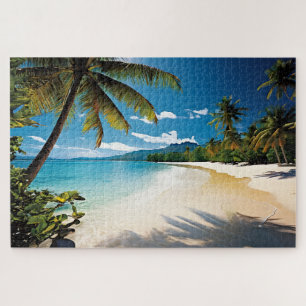 Tropical Beach Vacation Puzzle