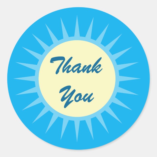 Tropical Beach Vielen Dank, Sticker (Vorderseite)