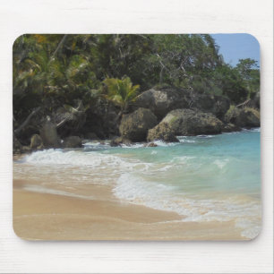 Tropical Beach Waves Elegantes modernes Template Mousepad