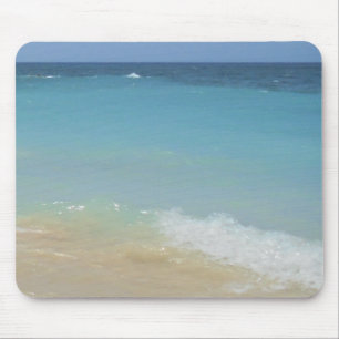 Tropical Beach Waves Sea Sand Elegante Moderne Mousepad