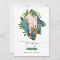 Tropical Beach Wedding Foto Collage