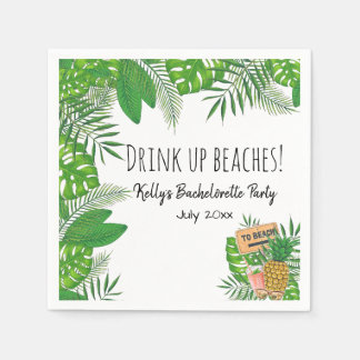 Tropical Beach Weekend Serviette