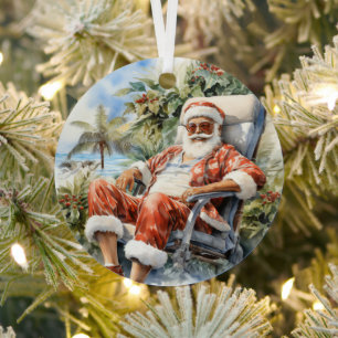 Tropical Beach Weihnachten Weihnachten Weihnachten Ornament Aus Metall