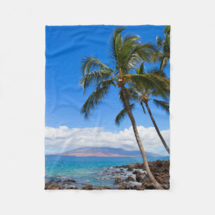 Tropical Beaches Maui Hawaii Island Fleecedecke