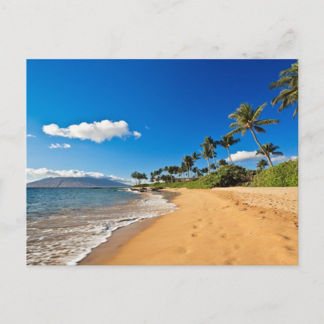 Tropical Beaches | Wailea, Maui, Hawaii Postkarte (Vorderseite)