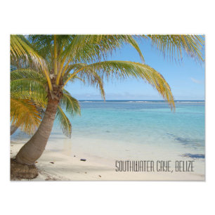 Tropical Belize Beach Caribbean Island Seascape Fotodruck