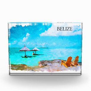 Tropical Belize Beach Vacation Fotoblock