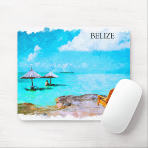 Tropical Belize Beach Vacation Mousepad