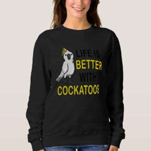 Tropical Bird Exotic Paraket Cockatoo Animal Sweatshirt