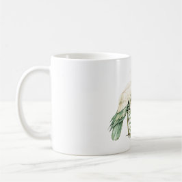 Tropical Bird Pink Orchid Flowers Aloha Kaffeetasse