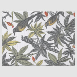 Tropical Birds Bold Illustration Seidenpapier