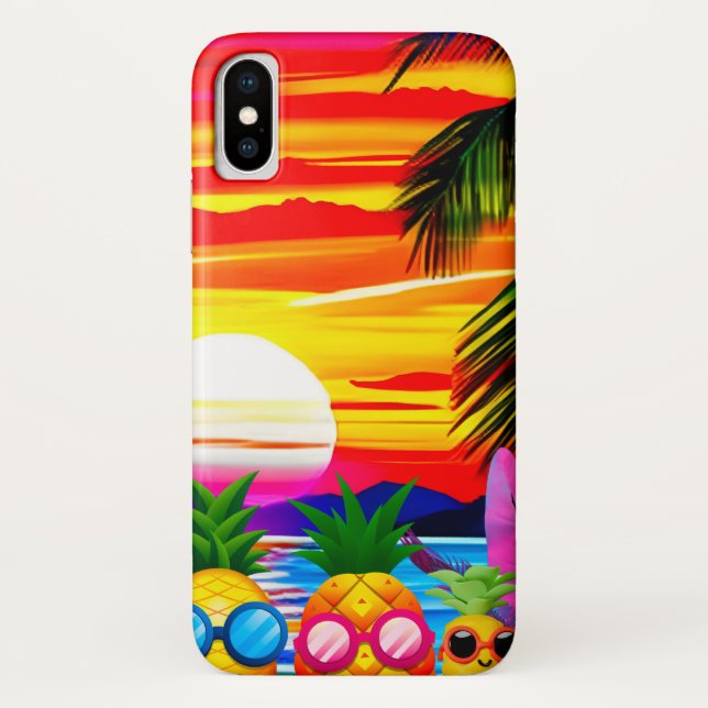 TROPICAL BLISS FOR PINEAPPLES FAMILY  Case-Mate iPhone HÜLLE (Rückseite)