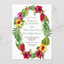 Tropical Bloom Hibiskus Gold PROBE DINNER