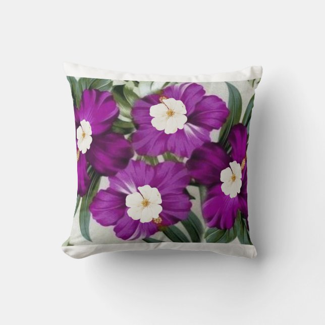 Tropical Bloom Pillow - Vibrant floral Elegance. Kissen (Vorderseite)