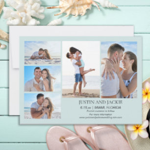 Tropical Blue 5 Foto Wedding Rett Date Save The Date